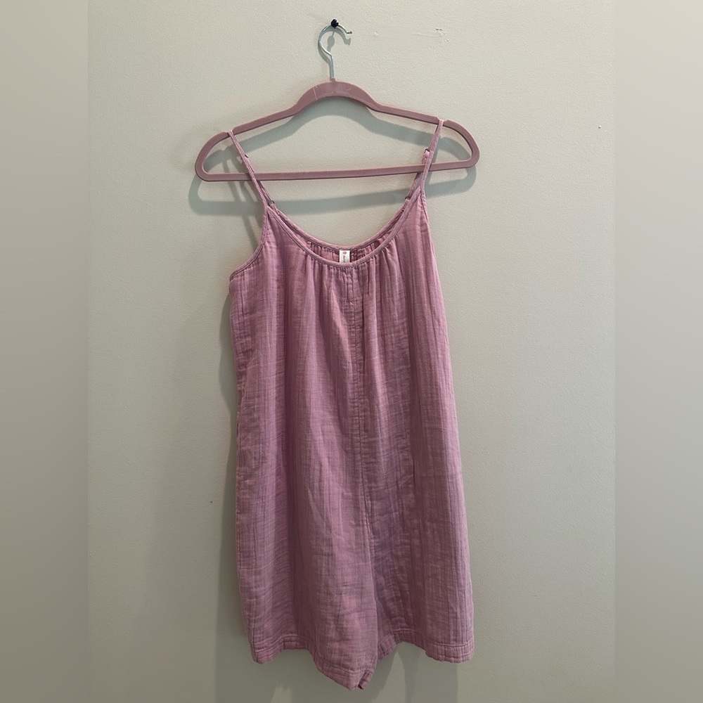 Anthropologie Pink Romper